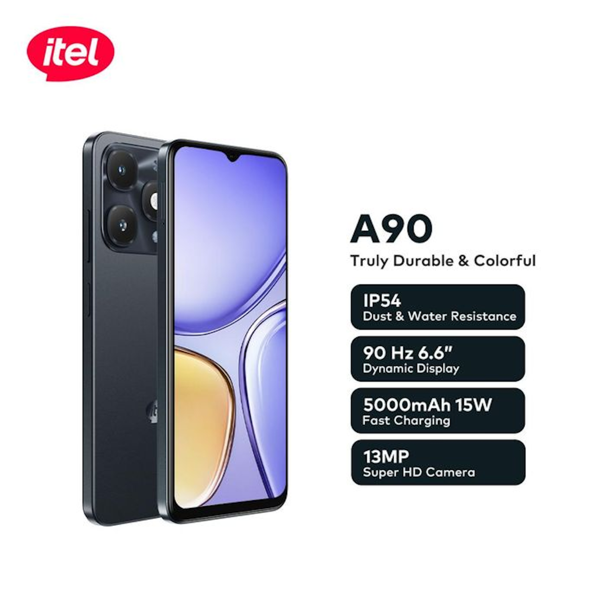 Itel A90 4 128 BLK